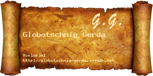Globotschnig Gerda névjegykártya